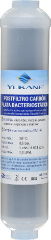 PostFiltro Osmosis Inversa Antibacterias